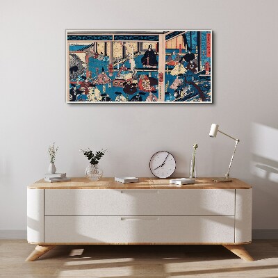 Foto auf leinwand Eine Szene aus dem japanischen Leben