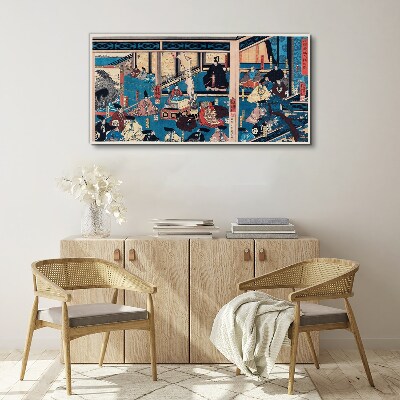 Foto auf leinwand Eine Szene aus dem japanischen Leben