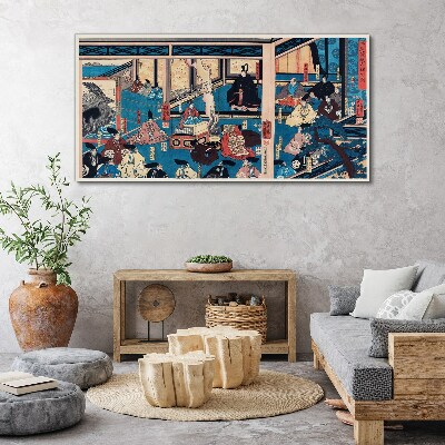 Foto auf leinwand Eine Szene aus dem japanischen Leben