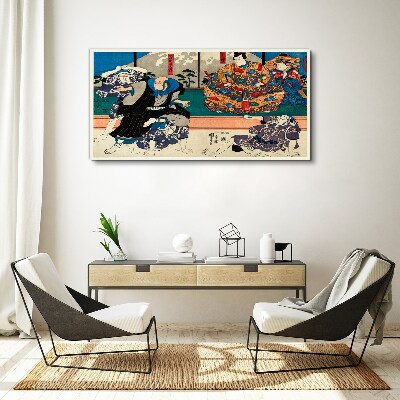 Bild auf leinwand Traditionelle japanische Bühne