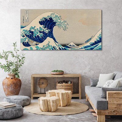 Foto auf leinwand Die große Welle vor Kanagawa