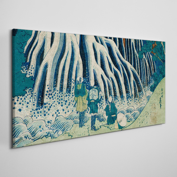 Foto auf leinwand Unter dem Baum in einer Winterlandschaft
