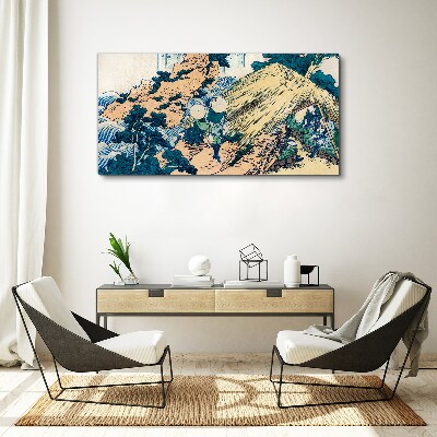 Foto auf leinwand Japanische Dorfszene