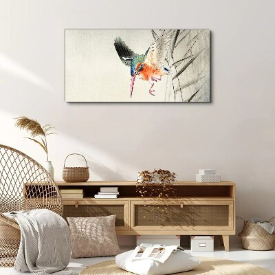 Foto leinwand Der freudige Flug des Eisvogels