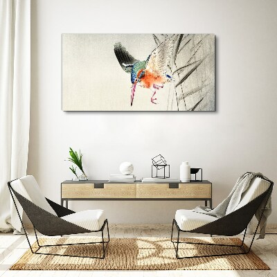 Foto leinwand Der freudige Flug des Eisvogels