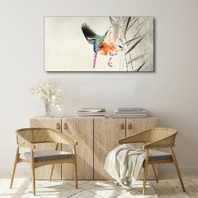 Foto leinwand Der freudige Flug des Eisvogels