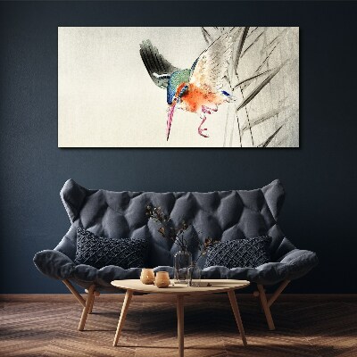 Foto leinwand Der freudige Flug des Eisvogels
