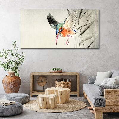 Foto leinwand Der freudige Flug des Eisvogels