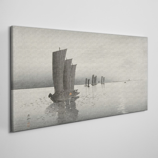 Foto auf leinwand Eine friedliche Reise auf dem Wasser