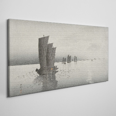 Foto auf leinwand Eine friedliche Reise auf dem Wasser
