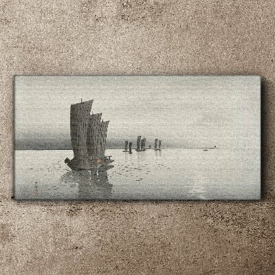 Foto auf leinwand Eine friedliche Reise auf dem Wasser