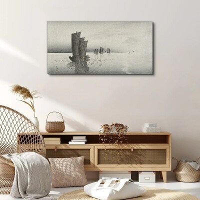 Foto auf leinwand Eine friedliche Reise auf dem Wasser
