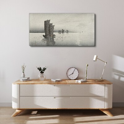 Foto auf leinwand Eine friedliche Reise auf dem Wasser