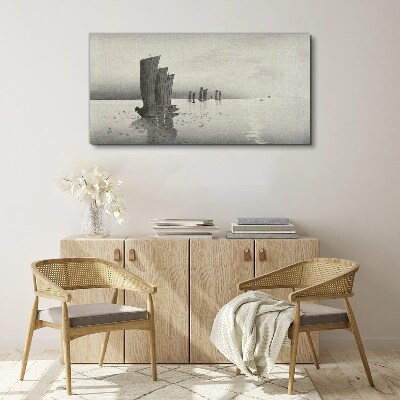 Foto auf leinwand Eine friedliche Reise auf dem Wasser
