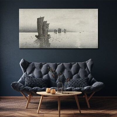 Foto auf leinwand Eine friedliche Reise auf dem Wasser