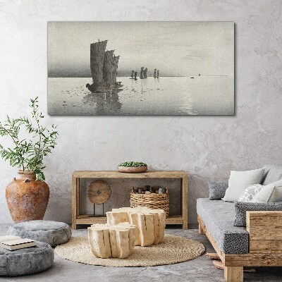Foto auf leinwand Eine friedliche Reise auf dem Wasser
