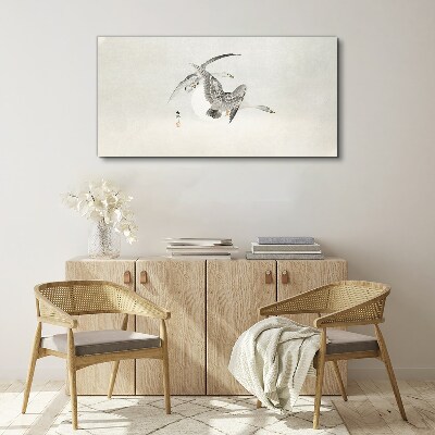 Foto leinwand Flug der Wildgänse
