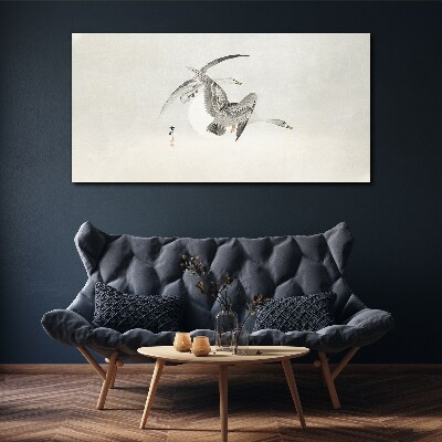 Foto leinwand Flug der Wildgänse