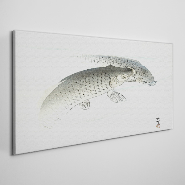 Foto auf leinwand Fische tanzen im ruhigen Wasser