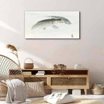 Foto auf leinwand Fische tanzen im ruhigen Wasser