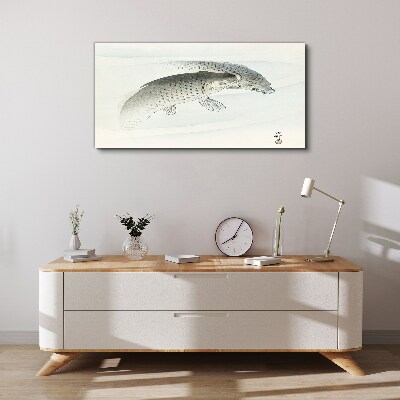 Foto auf leinwand Fische tanzen im ruhigen Wasser
