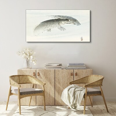 Foto auf leinwand Fische tanzen im ruhigen Wasser