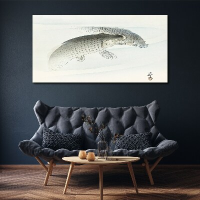 Foto auf leinwand Fische tanzen im ruhigen Wasser