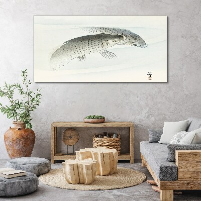 Foto auf leinwand Fische tanzen im ruhigen Wasser