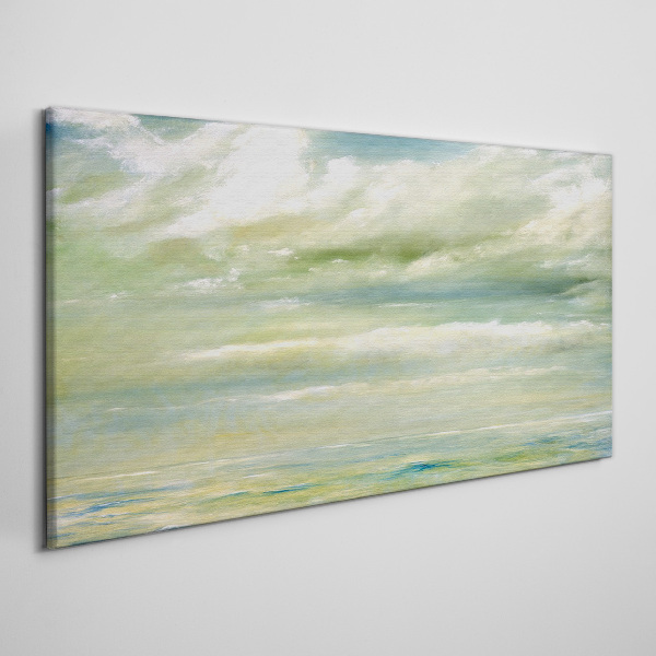 Foto auf leinwand Friedlicher Himmel über dem Meer