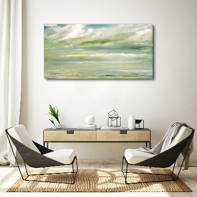 Foto auf leinwand Friedlicher Himmel über dem Meer