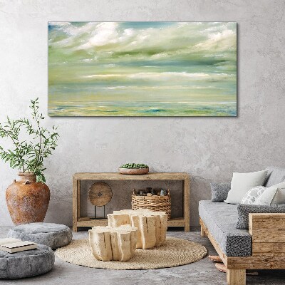Foto auf leinwand Friedlicher Himmel über dem Meer