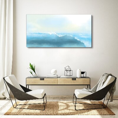 Foto auf leinwand Die Ruhe einer Meereswelle