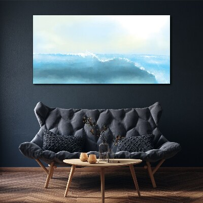 Foto auf leinwand Die Ruhe einer Meereswelle