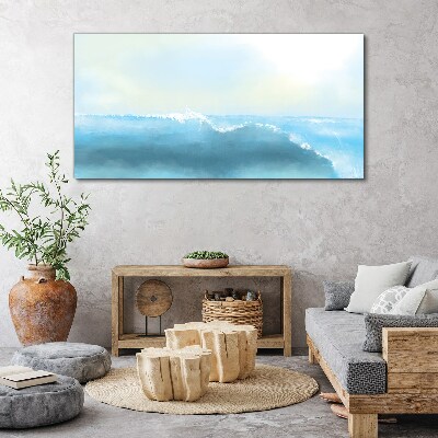 Foto auf leinwand Die Ruhe einer Meereswelle
