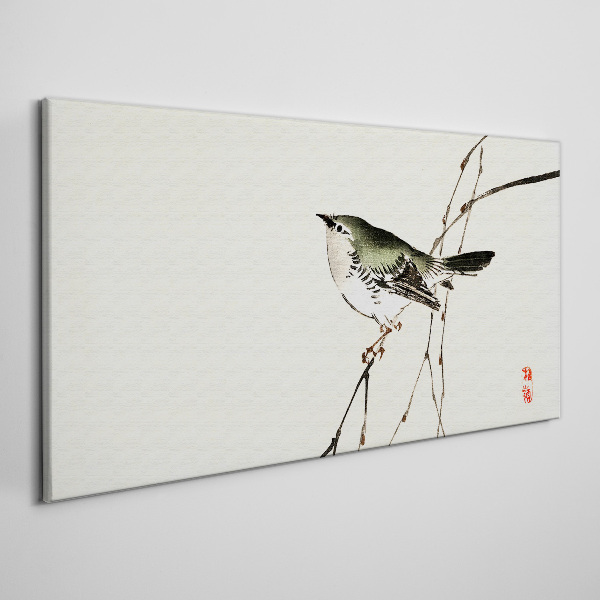 Foto auf leinwand Vogel auf einem Ast