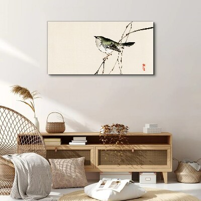 Foto auf leinwand Vogel auf einem Ast