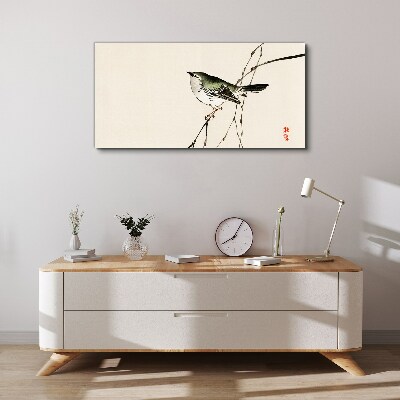 Foto auf leinwand Vogel auf einem Ast
