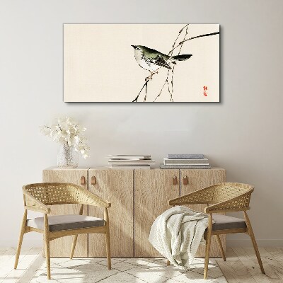 Foto auf leinwand Vogel auf einem Ast