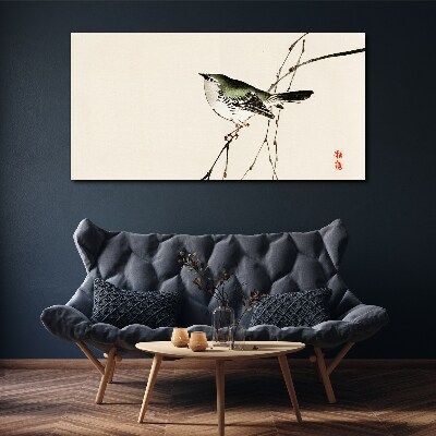 Foto auf leinwand Vogel auf einem Ast