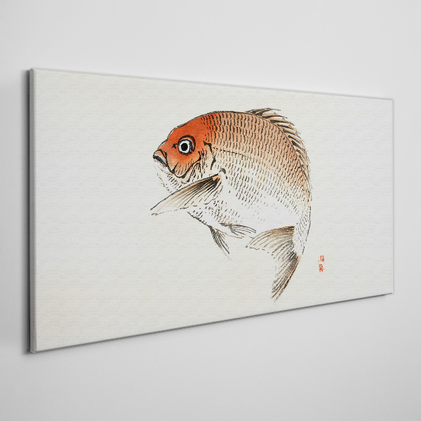 Foto auf leinwand Fisch in zarten Farbtönen