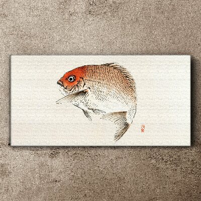 Foto auf leinwand Fisch in zarten Farbtönen