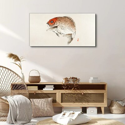 Foto auf leinwand Fisch in zarten Farbtönen