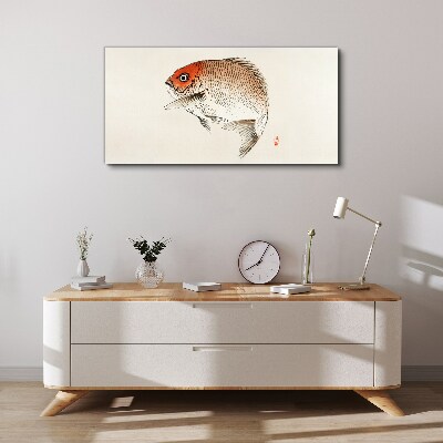 Foto auf leinwand Fisch in zarten Farbtönen