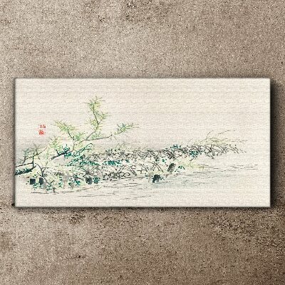Foto auf leinwand Die Ruhe der Natur in zarten Farben