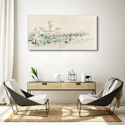 Foto auf leinwand Die Ruhe der Natur in zarten Farben
