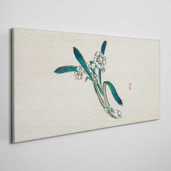 Foto auf leinwand Blumen im Wind