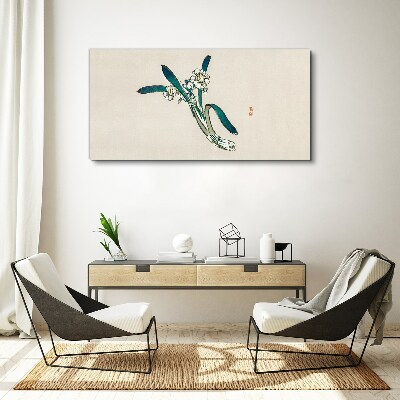 Foto auf leinwand Blumen im Wind