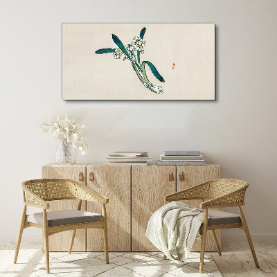 Foto auf leinwand Blumen im Wind