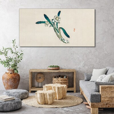 Foto auf leinwand Blumen im Wind