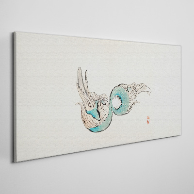Bild auf leinwand Japanische Fischillustration